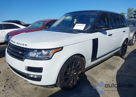 2017 Land Rover Range Rover 5.0L V8 Supercharged z USA, uszkodzony, nr VIN SALGS5FE1HA328552